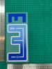 25-26 Colección Local Cruzeiro Ropa Infantil A+ Camiseta Número Letra Estampado por Transferencia Térmica Números y Letras