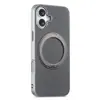 Adequado para Capa de Celular Iphone17 com Sucção Magnética e Padrão Xadrez Fino, Suporte de Cobertura Total 16Pro, Capa Protetora Apple 18Promax