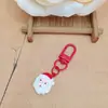 Llavero de casa de Navidad de dibujos animados, lindo regalo de Papá Noel, colgante para mochila, accesorio, regalo para mejores amigos