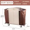 Carrinho de Limpeza, Carrinho de Quarto de Hotel, Carrinho de Troca de Roupa de Cama, Carrinho de Limpeza de Aço Inoxidável, Carrinho de Roupa de Cama, Dobrável de Grande Capacidade