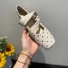 Zapatos Retro de Mujer con Lunares Suaves, Puntera Cuadrada y Tacón Bajo para Aumentar la Altura, con Correas Estilo Hada para Combinar con Faldas, Zapatos de Ballet de Suela Suave