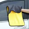 Toalha Pendurada para Carro, Pano de Limpeza de Carro Absorvente Multifuncional, Pano de Limpeza Doméstica de Dupla Face Sem Fiapos, Pano de Secagem Rápida