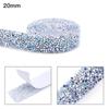 Diamantes de Imitación de Resina Galvanizados con Tiras de Diamantes de Imitación para Accesorios de Ropa Piezas DIY, Autoadhesivos con Cinta de Doble Cara, Pelar y Pegar, Venta Caliente Transfronteriza