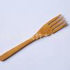 Tenedores de Bambú en Stock, Tenedores Estilo Occidental, Tenedores de Madera de Bambú, Tenedores de Fruta de Cuatro Púas, Cuchillo, Tenedor, Cuchara, Vajilla de Bambú, Tenedores con Logo Personalizable