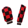 Cubierta de Palanca de Cambios y Freno de Mano de Felpa para Coche con Transmisión Manual, Set de Manijas de Palanca de Cambios, Cubierta de Palanca de Cambios de Invierno