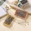 Agulhas de Pérola de Posicionamento de Aço Inoxidável de Alta Qualidade, Agulhas de Posicionamento Tridimensionais Cor Metálica para Alfaiataria, Alfinetes Decorativos de Fixação para Artesanato DIY