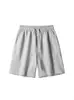 Nuevos Shorts Pesados de Verano para Hombre, Elegantes Versátiles Holgados Rectos de Cinco Puntos de Longitud Media Pantalones Deportivos Casuales de Felpa