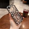 Funda Blanca Floral Elegante de Pantalla Completa para Teléfono 16Pro TPU Transparente Apple 15 Borde Ondulado Bolsa de Aire Anti-Caídas