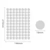 Etiqueta A5 de Puntos de Color 16 mm PVC Impermeable Manuscrita en Blanco Color Clasificación de Almacén Redonda Pegatina de Vinilo