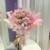 8 de Março Festival da Deusa Barra Torcida diy Presente Feito à Mão Sacola de Materiais para Buquê de Rosas Tulipa para Namorada