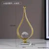 Ornatos Metálicos de Luxo Leve, Sala de Estar de Casa, Entrada TV, Decorações de Armário de Vinho, Mesa de Escritório, Móveis Artesanais Nórdicos