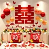 Set de Decoración de Habitación de Boda para la Habitación del Novio y la Novia, Decoración para Casa Nueva para Bodas, Bolas de Panal de Abeja de Alta Gama de Moda