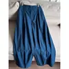 2026 Novo Tecido de Algodão que Muda de Cor Calça Balloon Solta Emagrecedora Calça de Vovó Calça Longa Calça Wide-Leg Atacado H14EK6158