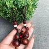 Sândalo Cabacinha Pequena Pingente Cabacinha Chaveiro Pingente Cabacinha Pequena Joias Atacado Estilo Zen