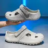 Zapatos con Agujeros para Hombre Verano Suela Suave Deportivos Exteriores Chanclas Estilo Hombre 2026 Nuevo Estilo Caliente Exteriores Playa