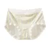 Bragas Florales de Encaje Estilo Campesino para Niña, Antibacterianas en la Entrepierna, Cintura Media, Ropa Interior Suave y Cómoda para Mujer
