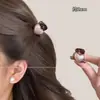 Pinza para el pelo de lazo con flequillo estilo princesa, nuevo y exquisito pinza de garra pequeña con diamantes de imitación 2026, pinza pequeña para el lateral del cabello