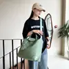 Bolsa de Equipaje de Color Sólido para Viajes Cortos, Bolsa de Viaje Ligera, Bolsa de Yoga, Bolsa de Gimnasio, Gran Capacidad, para Llevar en la Mano o al Hombro, Bolsa de Almacenamiento para Maternidad