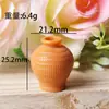 Maceta de Cerámica Roja de Resina Creativa Jarrón para Suculentas Materiales de Paisajismo DIY para Escritorio Interior Accesorios para Joyería Adornos en Miniatura