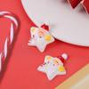 2026 Nuevo Copo de Nieve Navideño Papá Noel Caja de Regalo Accesorios de Resina Sombrero Navideño DIY Accesorios para Calcetín Navideño