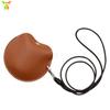 Bolsa de Almacenamiento para Auriculares Bluetooth Casual Colgante para el Cuello, Fuente Punto Cuero Bolsa Pequeña para Unidad Flash USB, Bolsa Portátil para Almacenamiento de Accesorios Digitales