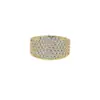 Hip-hop Nueva Moda Exquisito Anillo de Diamantes para Mujer Lujo Ligero Nicho Zircón Anillo Octogonal en stock Venta al por mayor