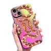 Funda para teléfono móvil Adecuada para iPhone 15 Color Personalizado Serpiente Oscura Doble Cabeza Serpiente Negra
