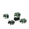 Mingdu Cristal Cristal Verde Natural Contas Cilindricas com Pontas Duplas Acessórios Azeztulita Verde Contas Soltas com Pontas Duplas Atacado Direto do Fabricante
