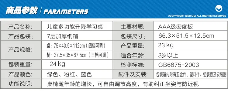 商品参数