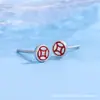Brincos de Moeda em Prata Pura S999 para Mulheres, Acessórios de Orelha de Luxo Leve Estilo Nicho Tendência Nacional, Adequados para Piercings na Orelha, Versáteis, Elegantes e Festivos