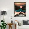 Amazon 5D pintura de diamantes diamante redondo paisaje abstracto pintura decorativa kit diy para adultos y niños venta al por mayor