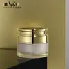 Set de Botellas de Producto para el Cuidado de la Piel de Acrílico de Gama Alta Embalaje de Loción Acuosa Botella de Esencia al Vacío Botella de Crema Stock Listo