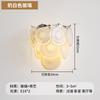 Lámpara de araña retro de Murano para sala de estar, lujo ligero para restaurante, habitación cálida y romántica, dormitorio principal, lámparas de cristal rosa