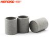 Copa de filtro sinterizada de polvo de acero inoxidable 316 con un extremo sellado, filtro de metal poroso, elemento filtrante de 0.1-100 micras