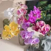 Arreglo Floral de Orquídea Phalaenopsis Artificial, Bonsái de Planta Falsa, Estilo Ins, Fabricante, Decoración del Hogar, Flores Artificiales para Bodas Transfronterizas