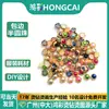Contas Meia-Redondas Coloridas com Borda Envolvida Strass para Nail Art Decorações DIY Botões Pérolas Acessórios de Vestuário Strass Iridescentes de Fundo Plano
