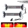 Luz de Advertencia de Alto Brillo para Coche, Luz para Parabrisas Uno a Dos, Luz Estroboscópica Roja y Azul Intermitente Impermeable de 40 LEDs, Luz de Apertura de Carretera