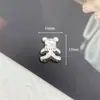 Accesorios de Aleación de Oso Retro Estilo Pequeño Fragante de Temperamento Joyería de Personalidad con Diamante y Perla Material de Hebilla Decorativa Flor de Zapato DIY