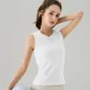 Chaleco de Running y Yoga Ultra Delgado, Holgado, Transpirable, Sensación de Piel Desnuda, Ropa Exterior Elástica Moldeadora sin Mangas, Top de Fitness para Pilates