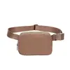 Bolso Lulu del mismo estilo en stock, riñonera antisalpicaduras, riñonera deportiva de nailon para correr, riñonera para teléfono móvil para hombres y mujeres.