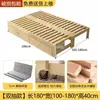Cama sofá de madera maciza cama extraíble cama plegable multifuncional cama tatami cama sofá cama de uso dual integrado cama retráctil otro