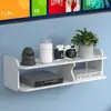 Estante de pared WiFi, estante de almacenamiento de pared, estante de almacenamiento para decodificador de TV, almacenamiento de router sin perforaciones