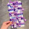 Coletero de goma con diseño de dibujos animados para niña, accesorio para el cabello para niña