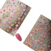 Pegatinas Populares de Uñas con Diseño de Globo de Moda, Lindas, Coloridas, Fuegos Artificiales Románticos, Mariposa, Portalápices DIY, Taza de Agua para Uñas