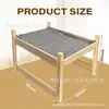 Nuevo saco de dormir de noche cama para mascotas cuna de madera para gato y perro