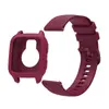 Adecuado para Reloj Garmin Venusg2 Cubierta Protectora de Silicona + Juego de Correa de Cuadros Pequeños