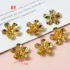 Peças de Flor de Cobre Metálico, Tampas de Flor, Acessórios, Headwear de Noiva Criativo Feito à Mão para DIY, Acessórios de Cabelo, Materiais Decorativos