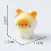 Boneca Siamês Fofa e Adorável Decoração DIY Acessório de Pendurar Micro Paisagem Ornamento de Resina para Desktop