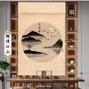 [Personalizado] Cortina enrollable de bambú estilo paisaje chino porche retro concepto artístico mampara de fondo sala de té concepto artístico pintura decorativa cortina de bambú