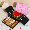 Caja de Regalo de Chocolate para el Día de San Valentín Gama Alta 2025 Caja de Empaque de Dulces para Novia Transmisión en Vivo de Douyin Fabricante Stock al por Mayor
